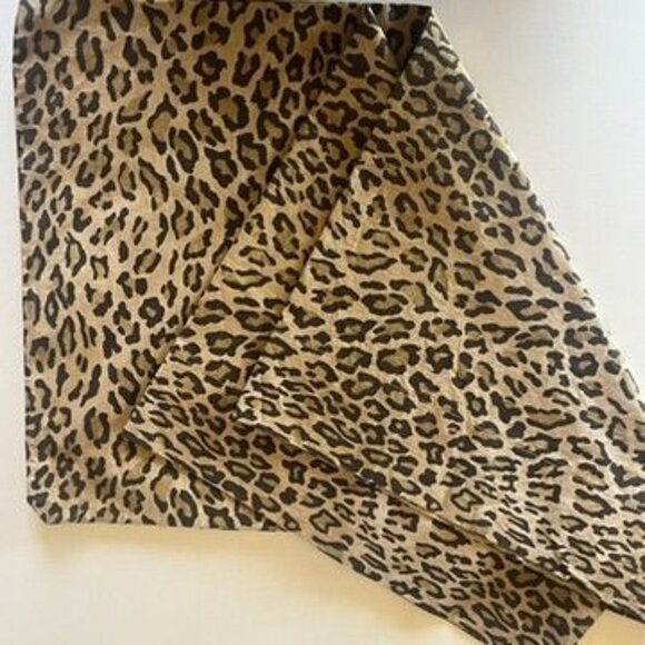 Vintage Ralph Lauren Aragon Leopard / Cheetah 2 Standard Pillowcases Cotton USA - Picture 2 of 4
